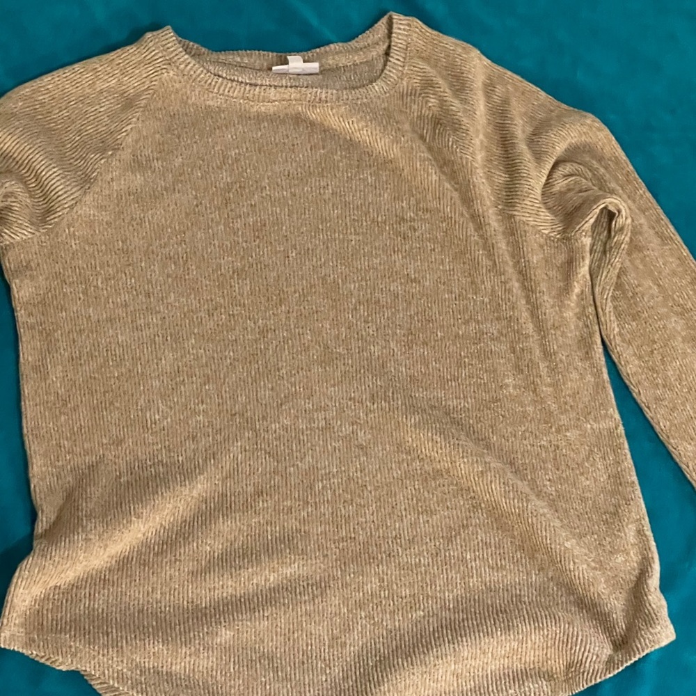 Tan/brown long sleeve shirt